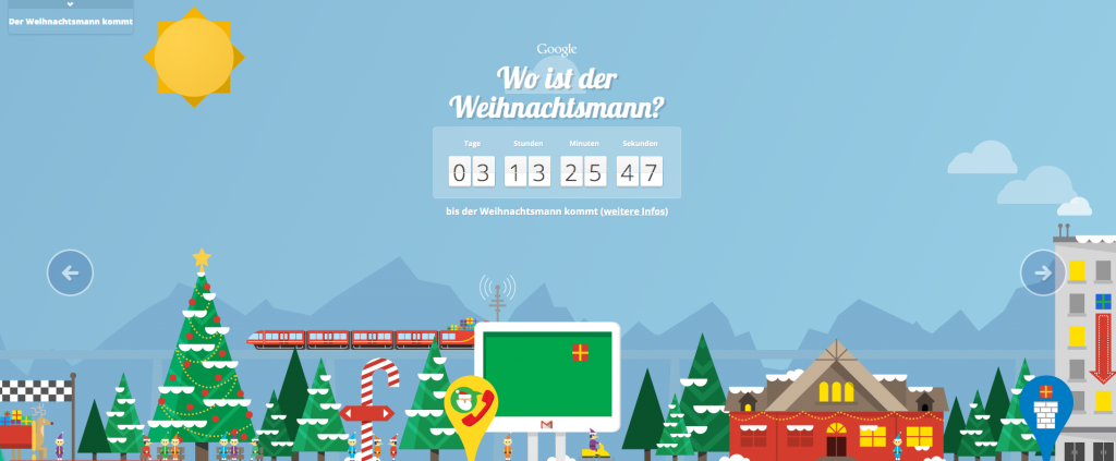 Adventskalender Nr. 21 Santatracker